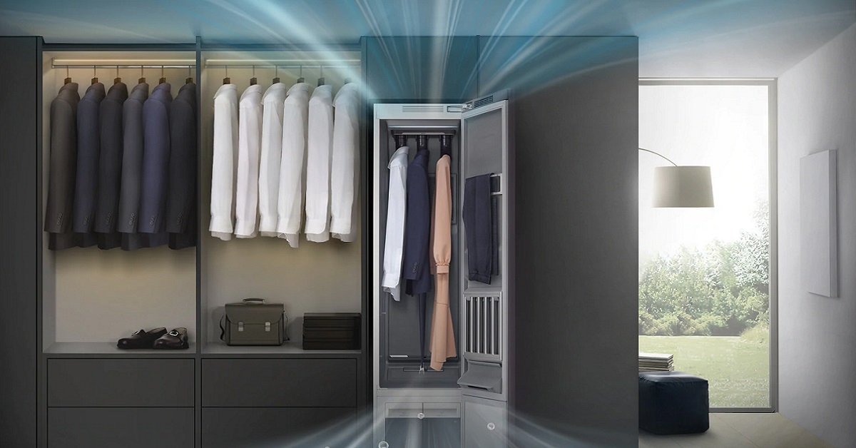 samsung-airdresser:-l’armadio-smart-che-lava,-asciuga-e-stira.-come-funziona-e-quanto-costa-l’armadio-dei-sogni-per-ogni-donna
